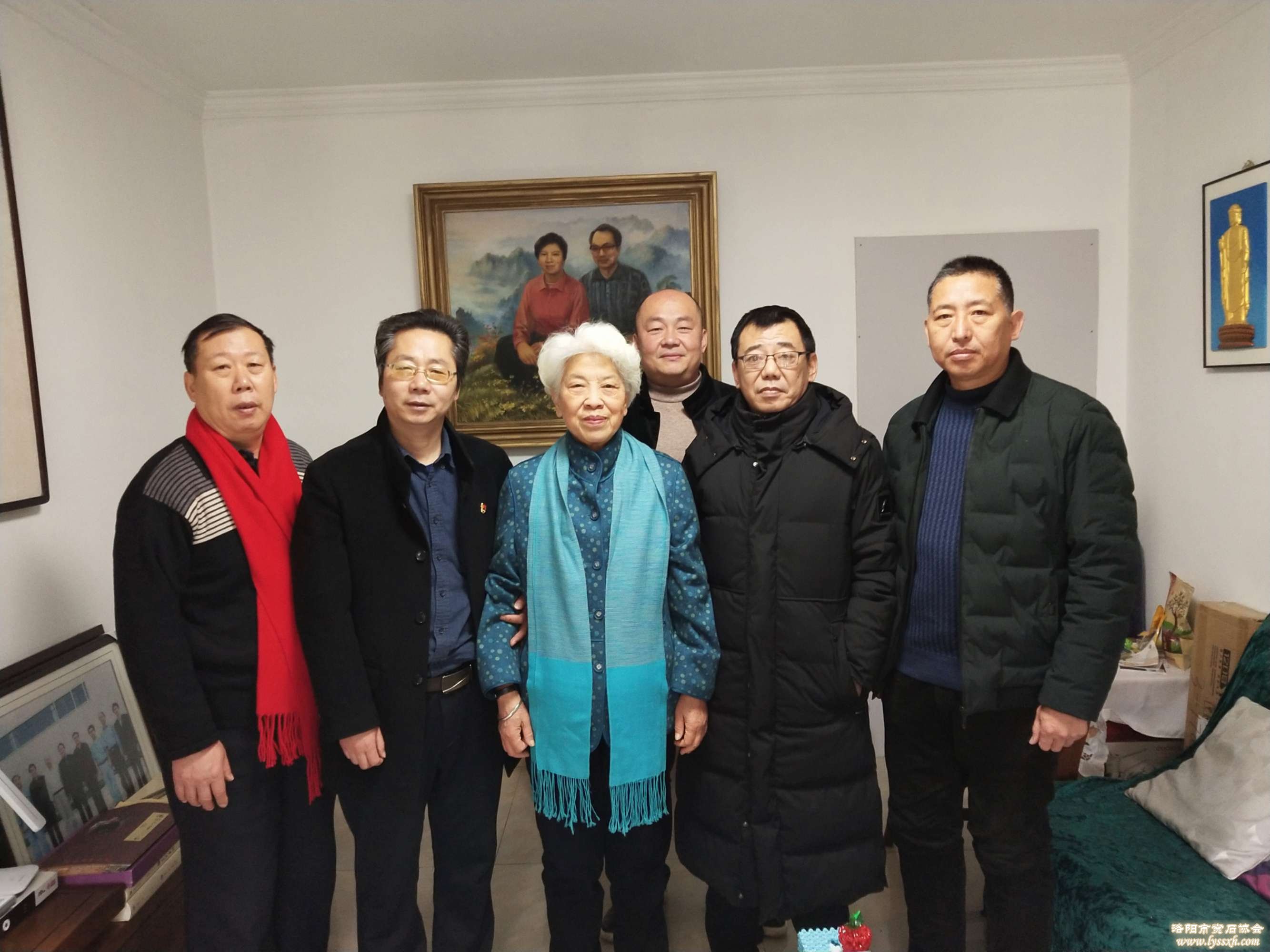 春节来临之际，平顶山市协会新班子看望老同志