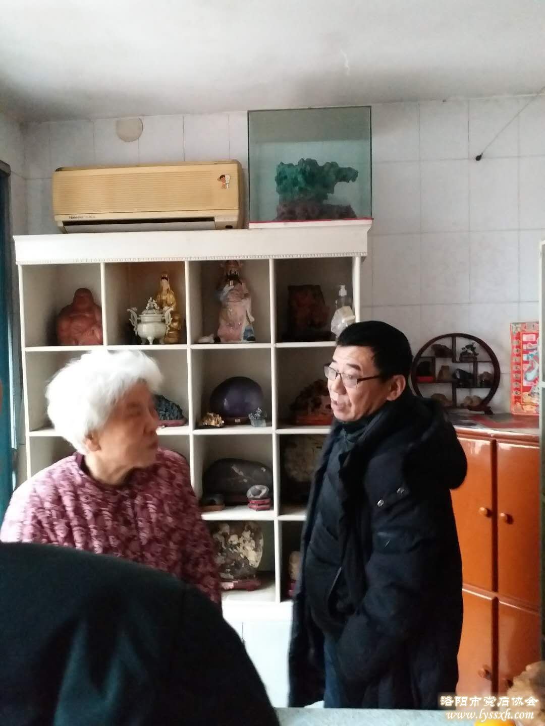 春节来临之际，平顶山市协会新班子看望老同志