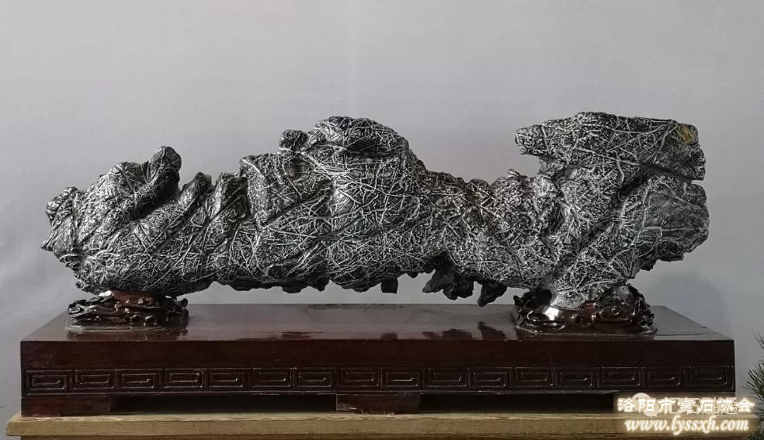 每日一石：灵璧石《龙骧虎步》赏析 图