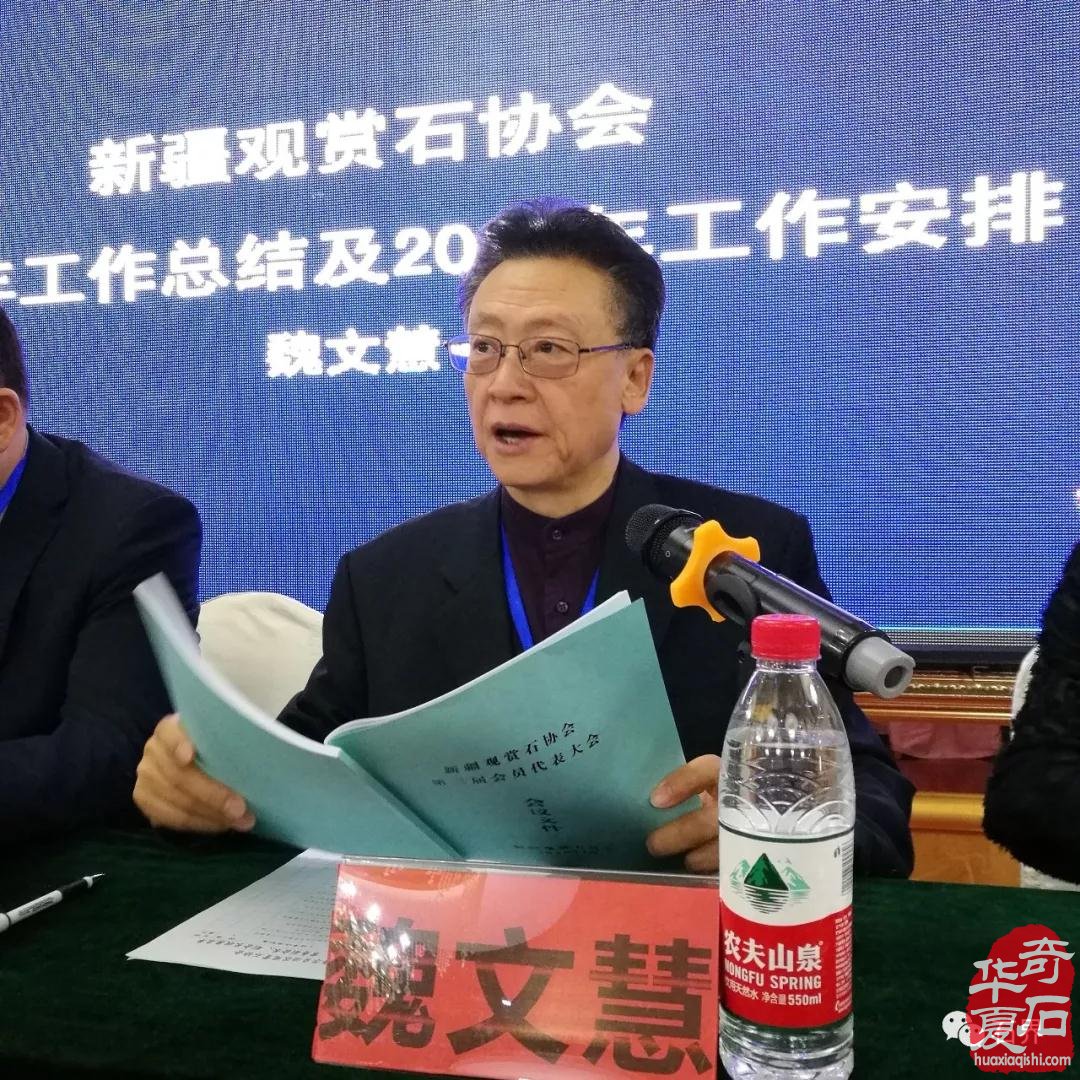 热烈祝贺卢桂民当选新疆观赏石协会新一届会长