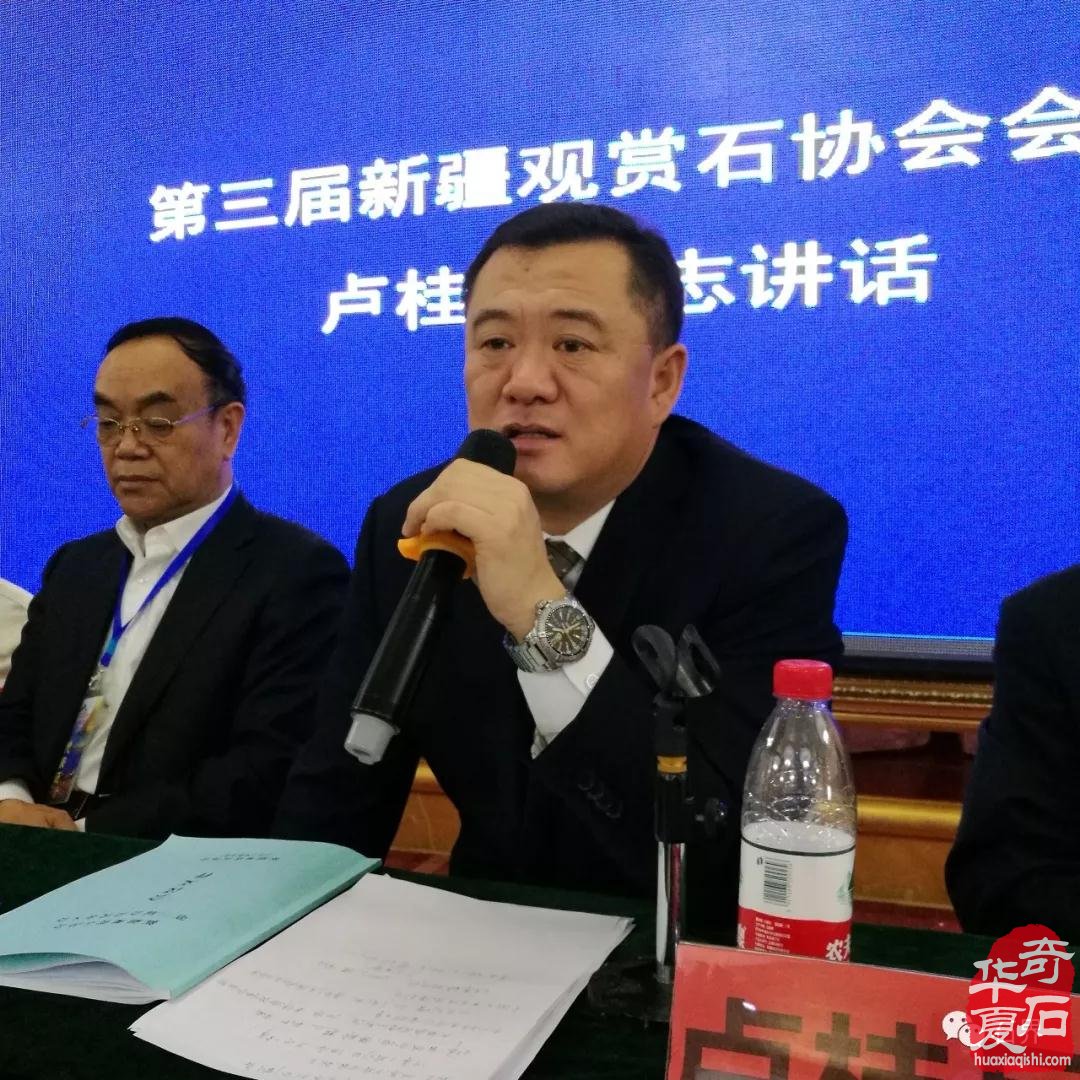 热烈祝贺卢桂民当选新疆观赏石协会新一届会长