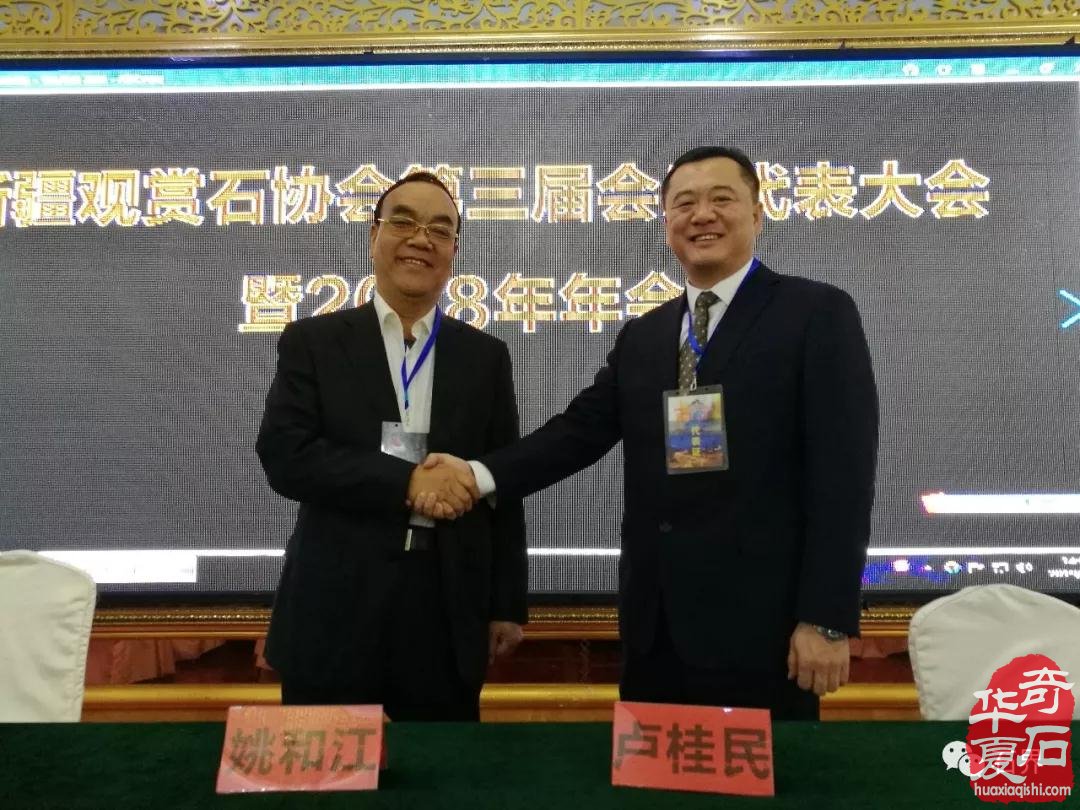 热烈祝贺卢桂民当选新疆观赏石协会新一届会长