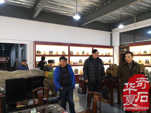 上海沪太路的赏石大家参访洛阳奇石馆