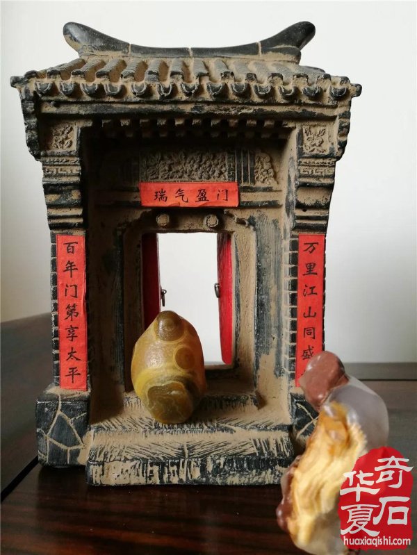 石头上的年味 作品欣赏