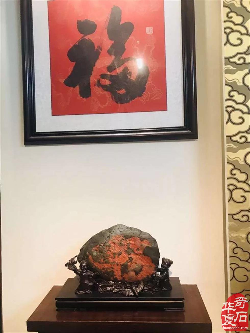 石头上的年味 作品欣赏