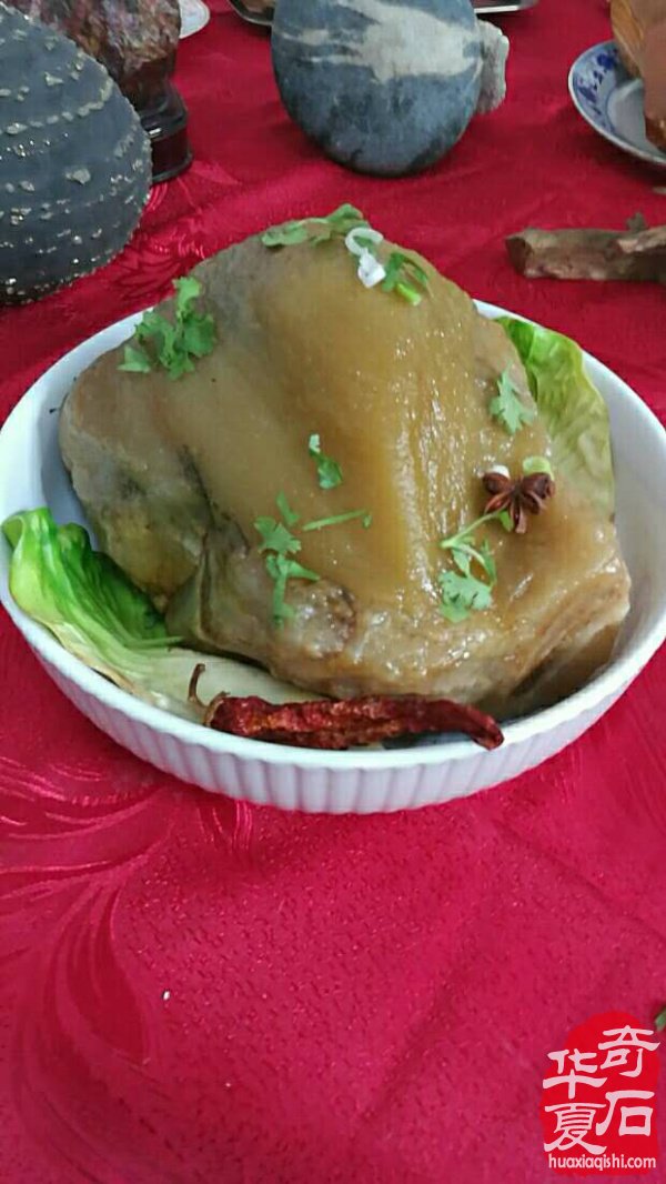 再传佳音:鲁山肉形肘子石16万成交 图