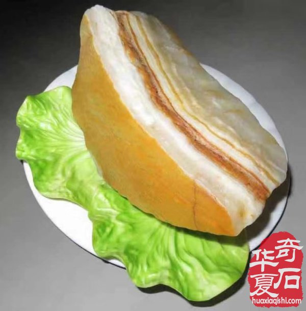 再传佳音:鲁山肉形肘子石16万成交 图
