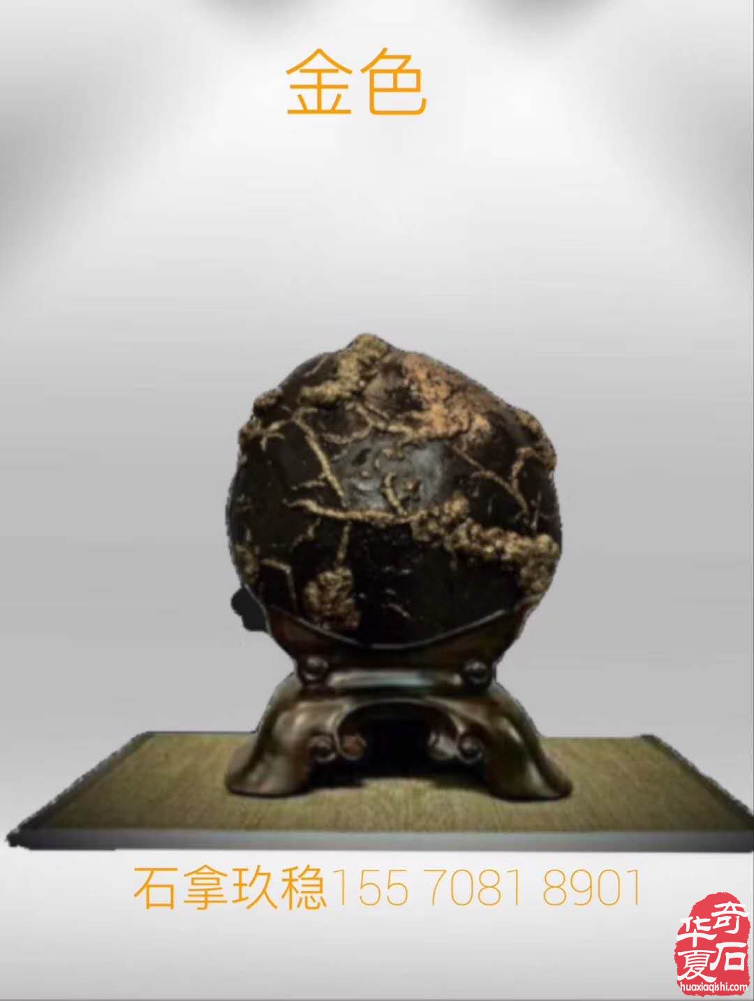 湖南省娄底异形铁胆石 图