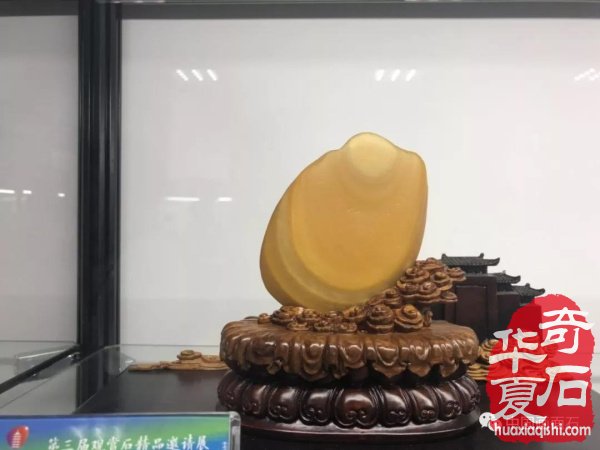 画面石常山海峡两岸赏石文化交流展上争奇斗艳