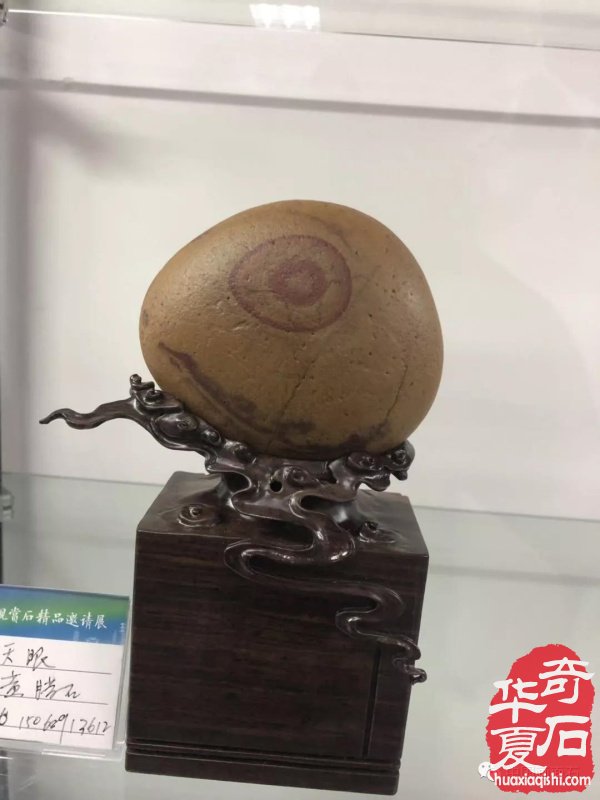 画面石常山海峡两岸赏石文化交流展上争奇斗艳
