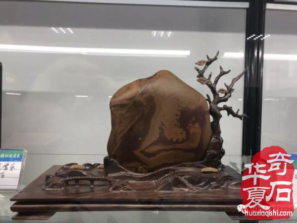 画面石常山海峡两岸赏石文化交流展上争奇斗艳