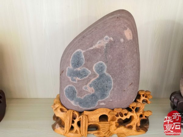 雅赏洛阳奇石玩家秦进生收藏的黄河石 图