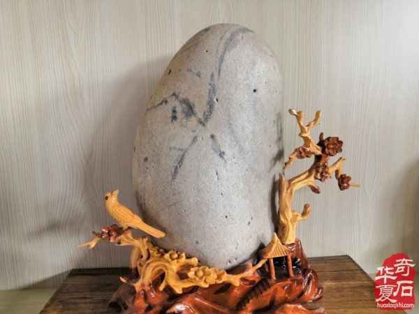 雅赏洛阳奇石玩家秦进生收藏的黄河石 图