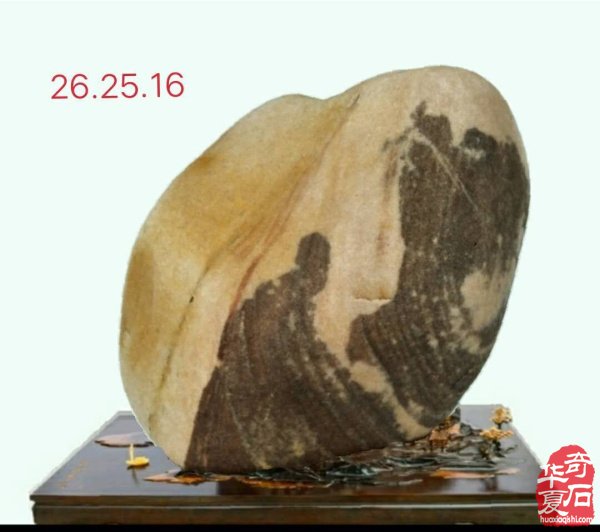奇石金牌拍卖师王文珺收藏的洛阳黄河石