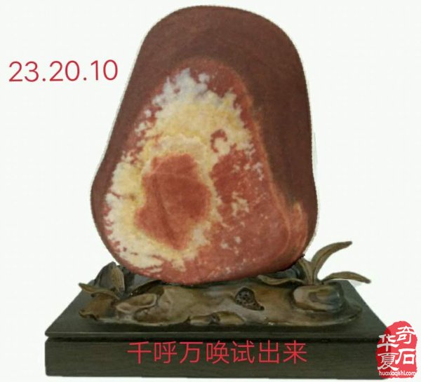 奇石金牌拍卖师王文珺收藏的洛阳黄河石
