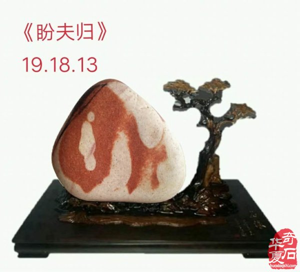 奇石金牌拍卖师王文珺收藏的洛阳黄河石