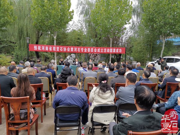 热烈祝贺河南省观赏石协会黄河石专委会成立