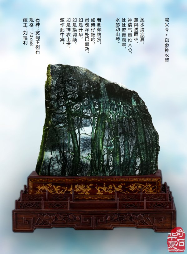 石有约 花为媒 《于公赏石》沐春风