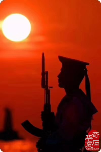 美石助兴 热烈庆祝中国海军建军节 图