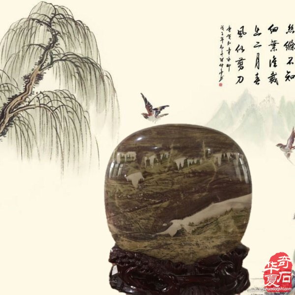 赏石玩石享受着大自然创造的神奇 图