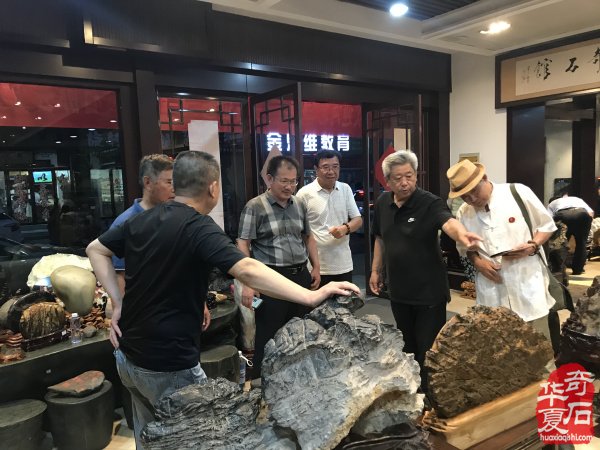 冀豫两地赏石界文化交流参访考察团第七站来到许昌 图