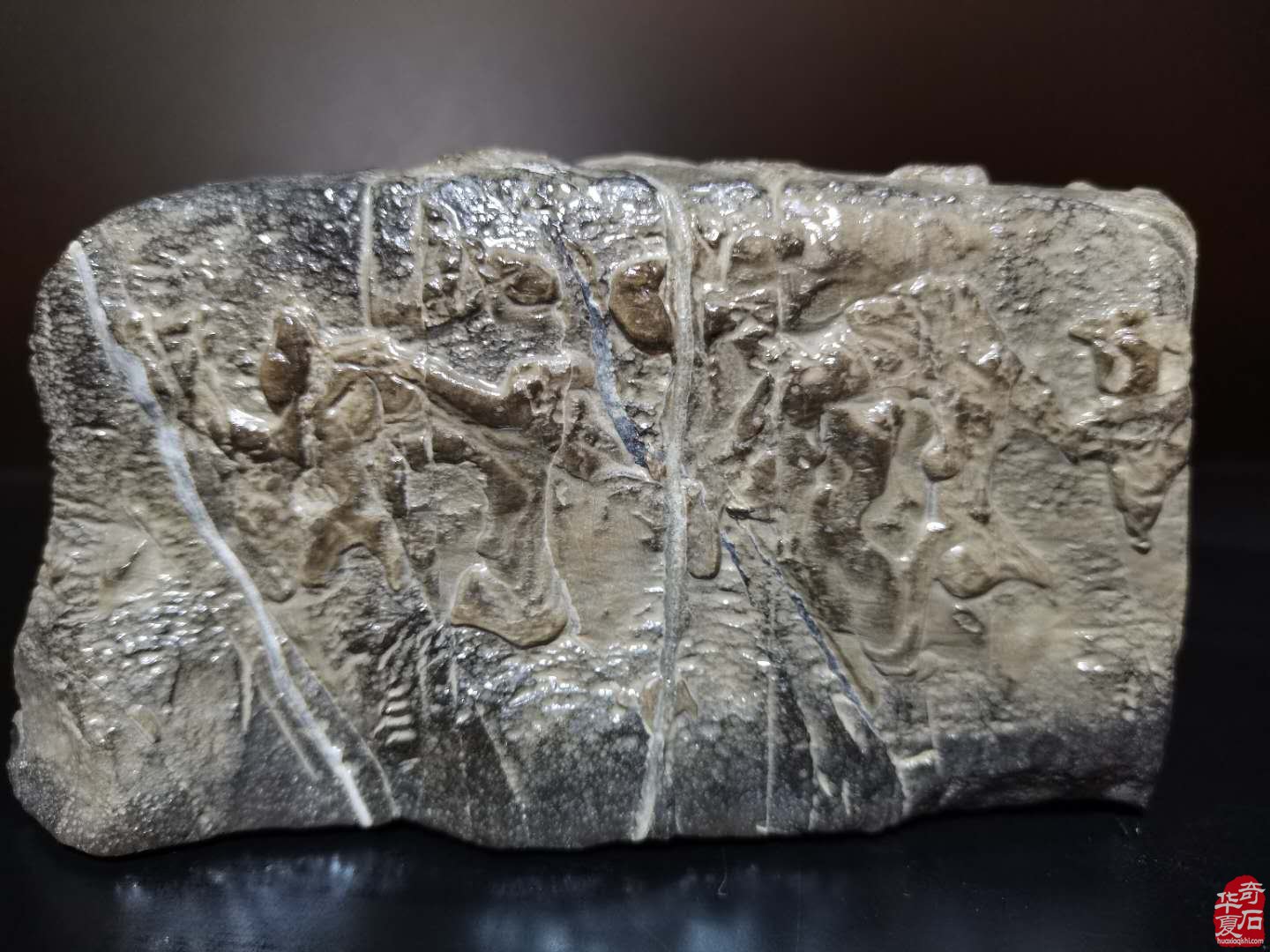 中国陈炉石 石中兵马俑 图
