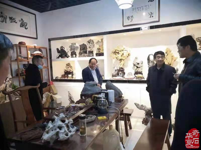 赏奇石*迎小雪 淮蚌定三地石友开展联谊交流活动
