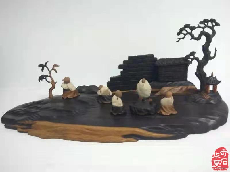 赏奇石*迎小雪 淮蚌定三地石友开展联谊交流活动
