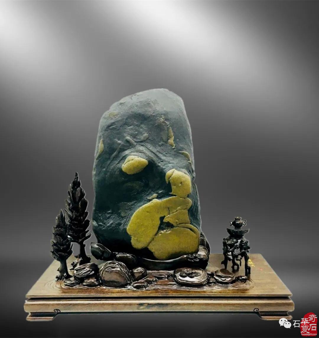 中国观赏石协会创会会长寿嘉华一行黄山奇石博物馆考察调研