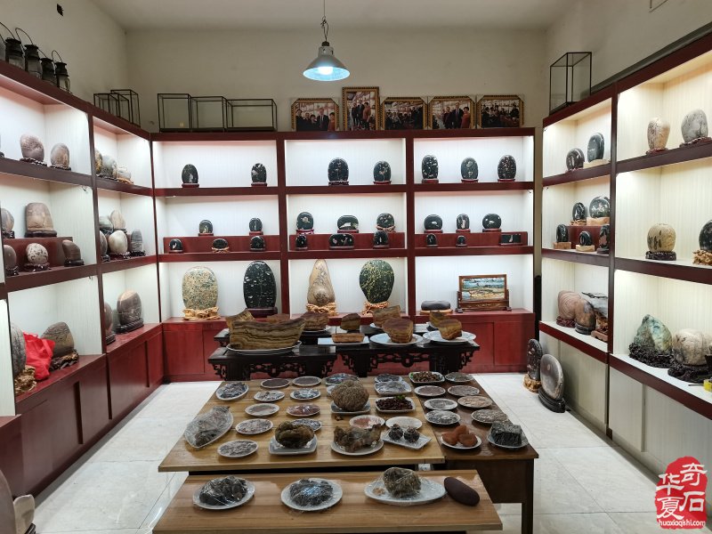 奇石雕座大家在洛阳奇石城开店《朝旭轩》 图