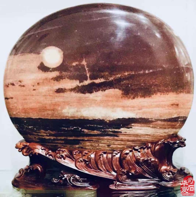欣赏古朴厚重的黄河石绚丽多姿的荷花石 图