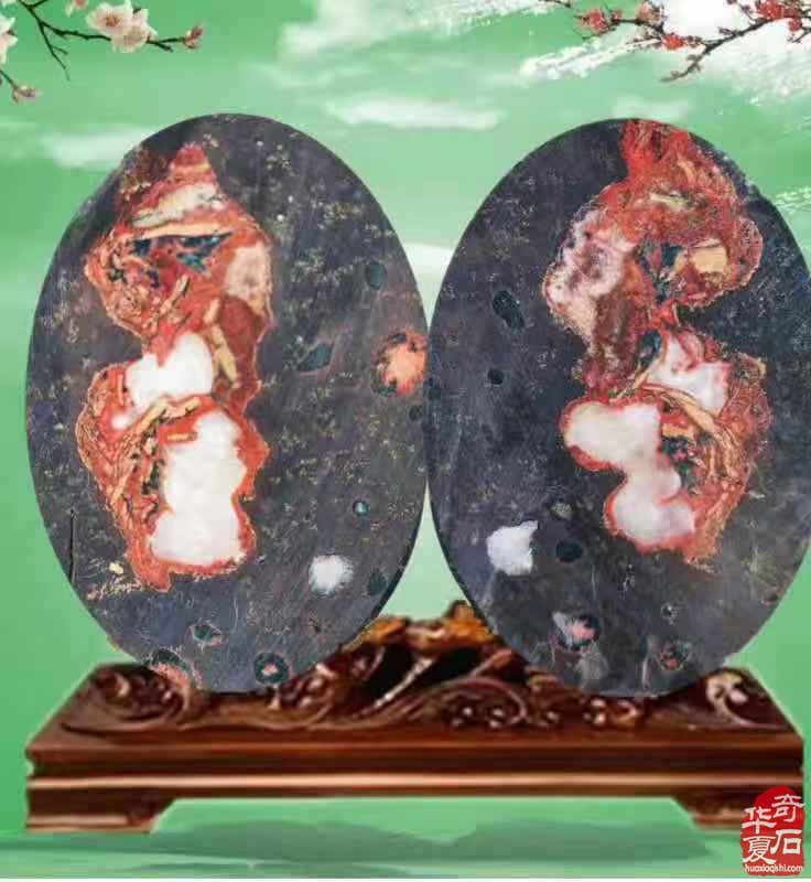 欣赏古朴厚重的黄河石绚丽多姿的荷花石 图