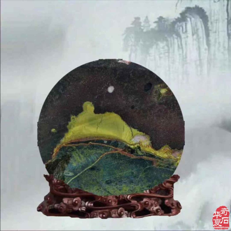 欣赏古朴厚重的黄河石绚丽多姿的荷花石 图