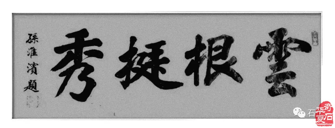 云根挺秀看宋石 图