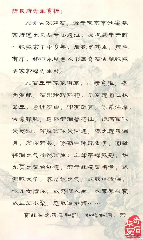 云根挺秀看宋石 图