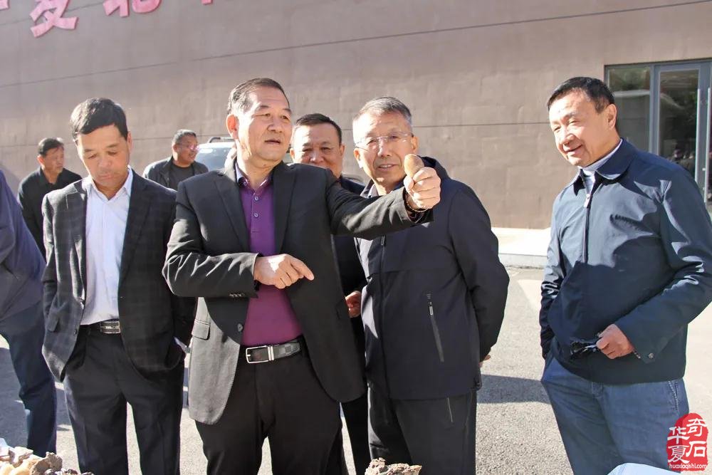 冯玉璞院长参加石嘴山市“赏石日”活动并赠书