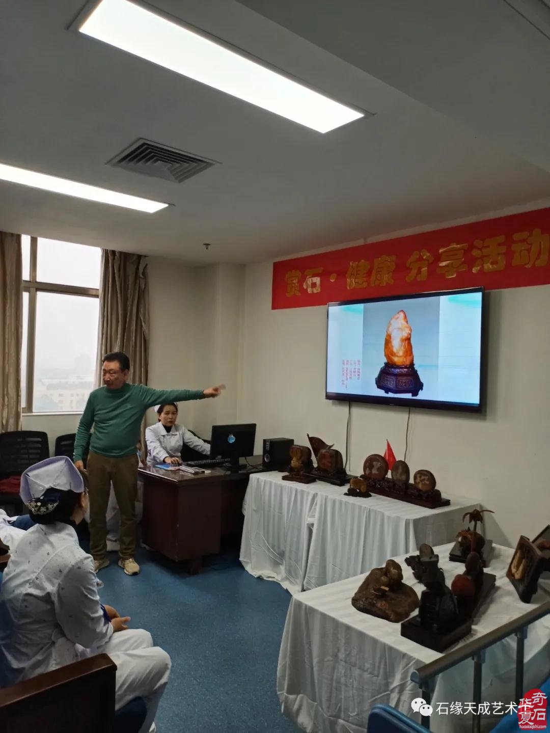 海南开展赏石文化艺术“三进”活动迎新春