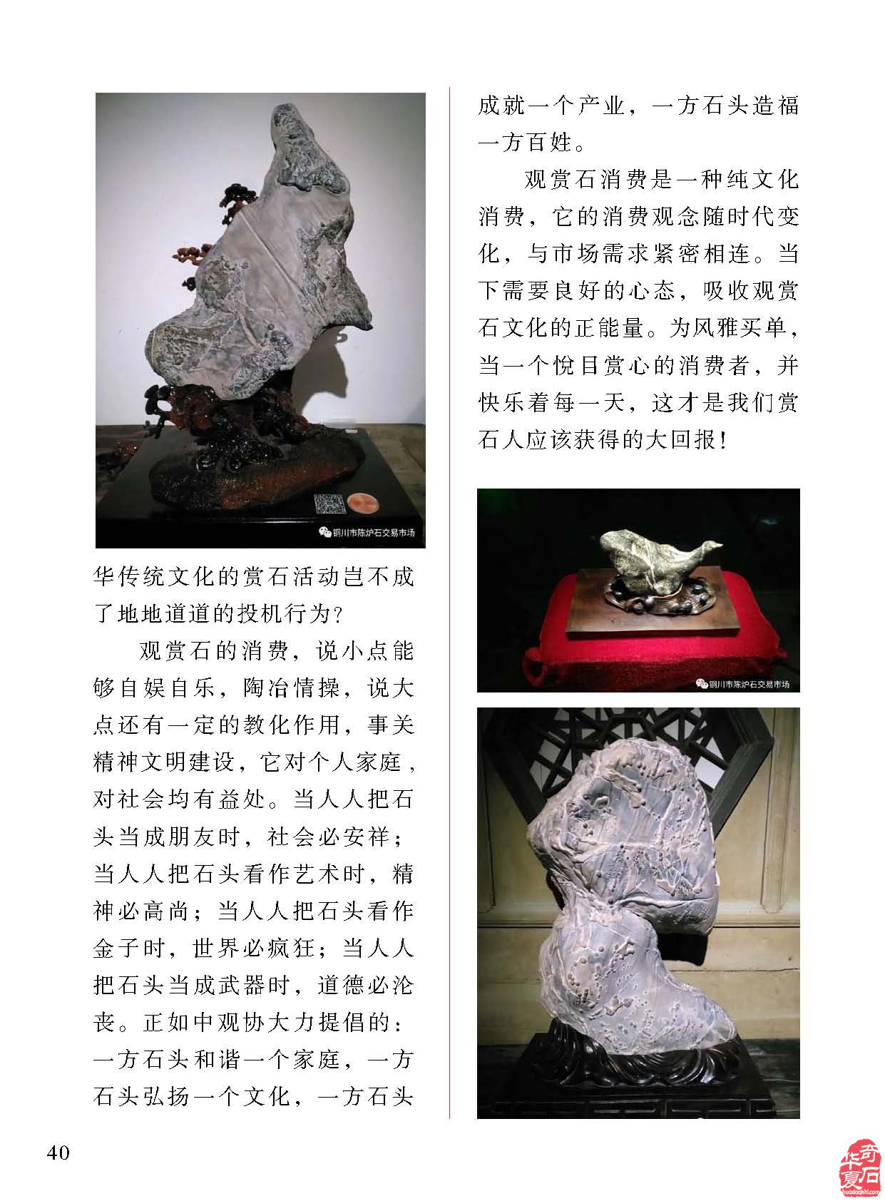 《于公赏石》带您品美石学鉴赏知识