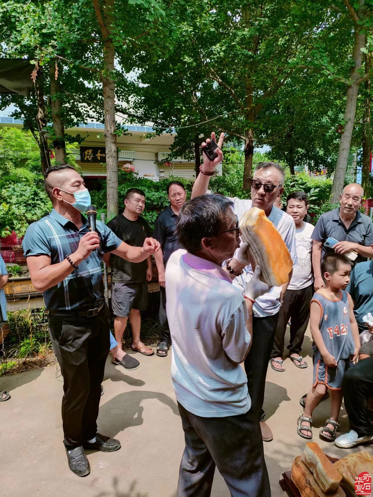 鲁山肉形石第15次拍卖交流会在鲁山奇石文化苑隆重举行