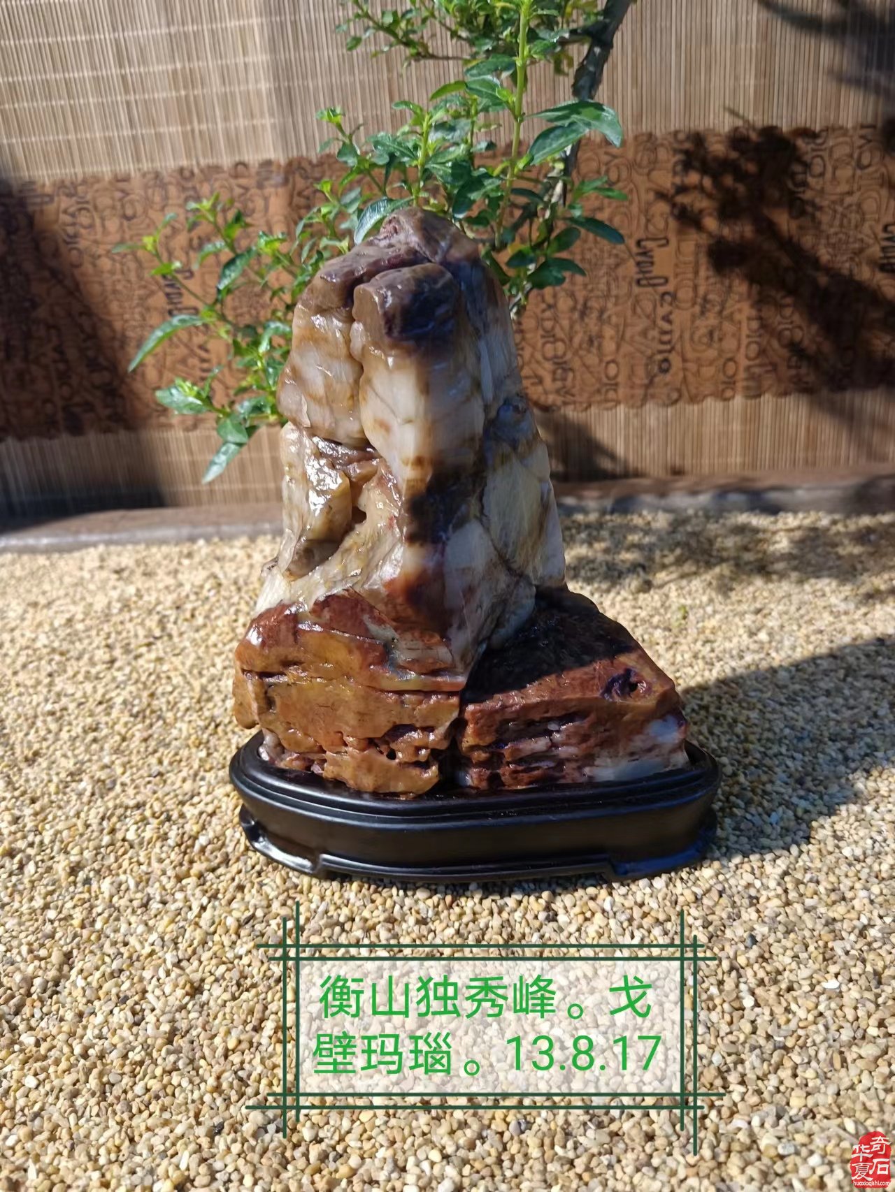 台湾宗满师兄的美石将现身9月9日洛阳石展