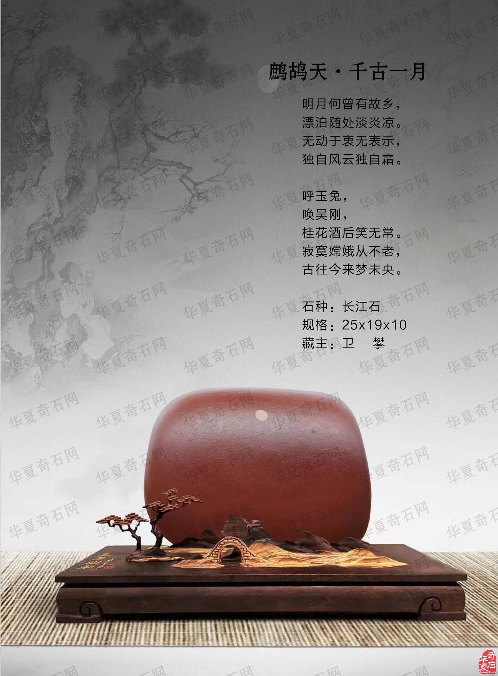 横空出世奇石跃然《于公赏石》杂志