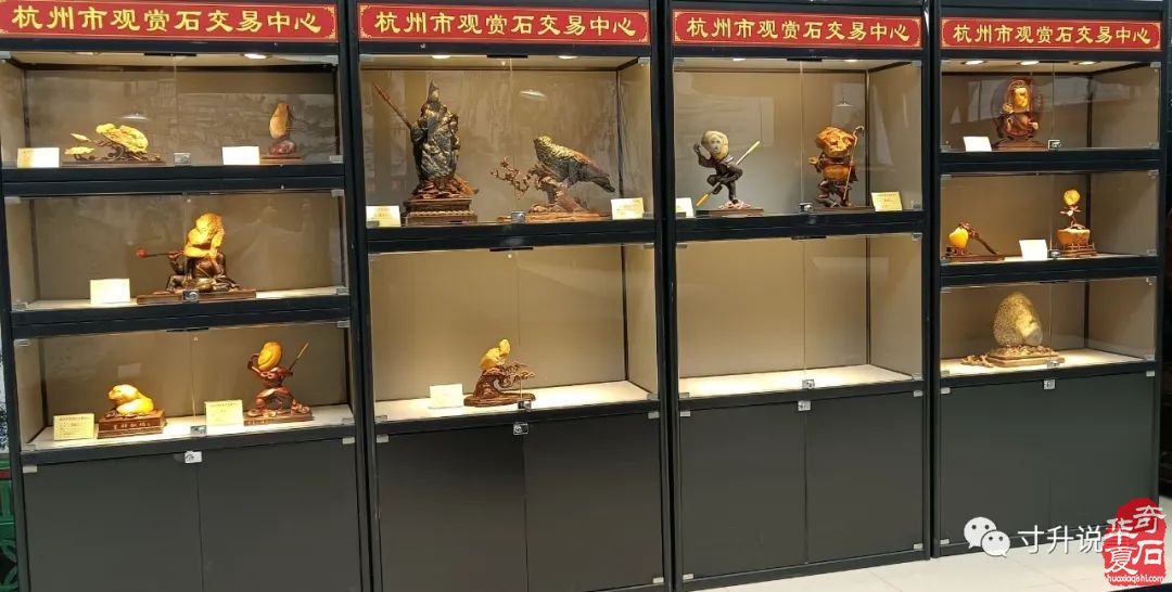 “展台搭好、横幅挂上、锣鼓敲响”，杭州第四届赏石展万事俱备只等您光临