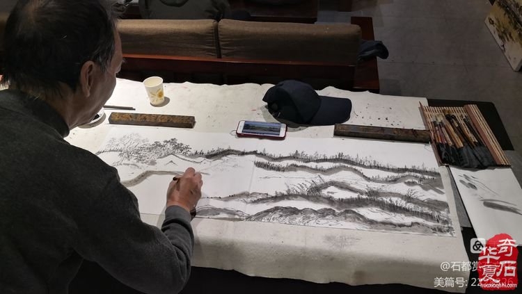 写生中国 一一“天工神笔”广西国画石