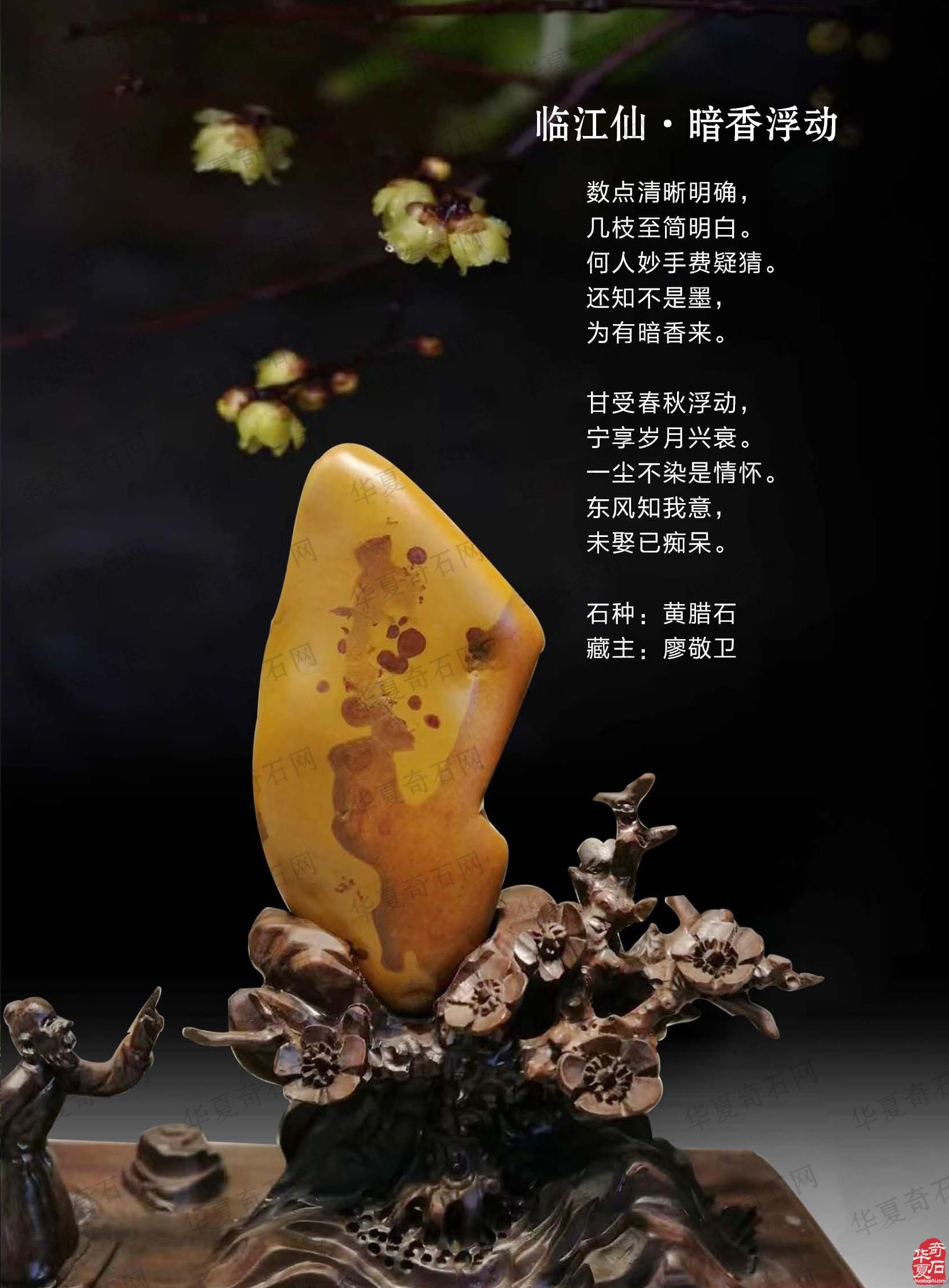 《于公赏石》展风采 秋江花月赏美石 图