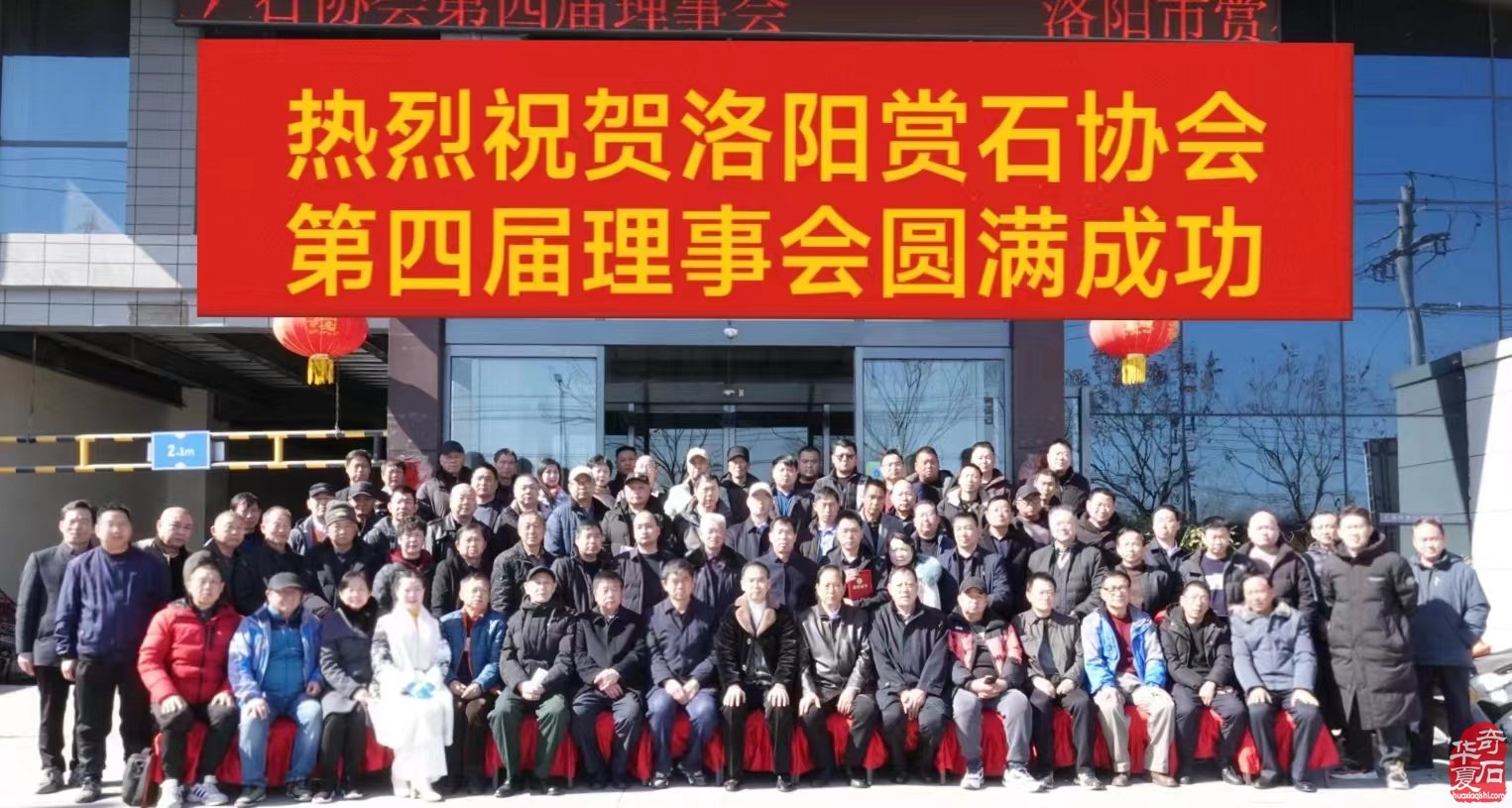 洛阳市赏石协会第四届理事会换届选举圆满成功