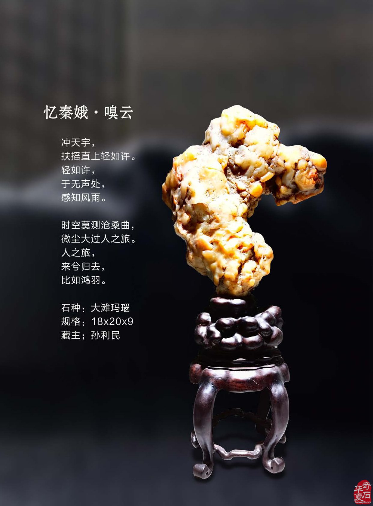 企业家的赏石风格《于公赏石》告诉您