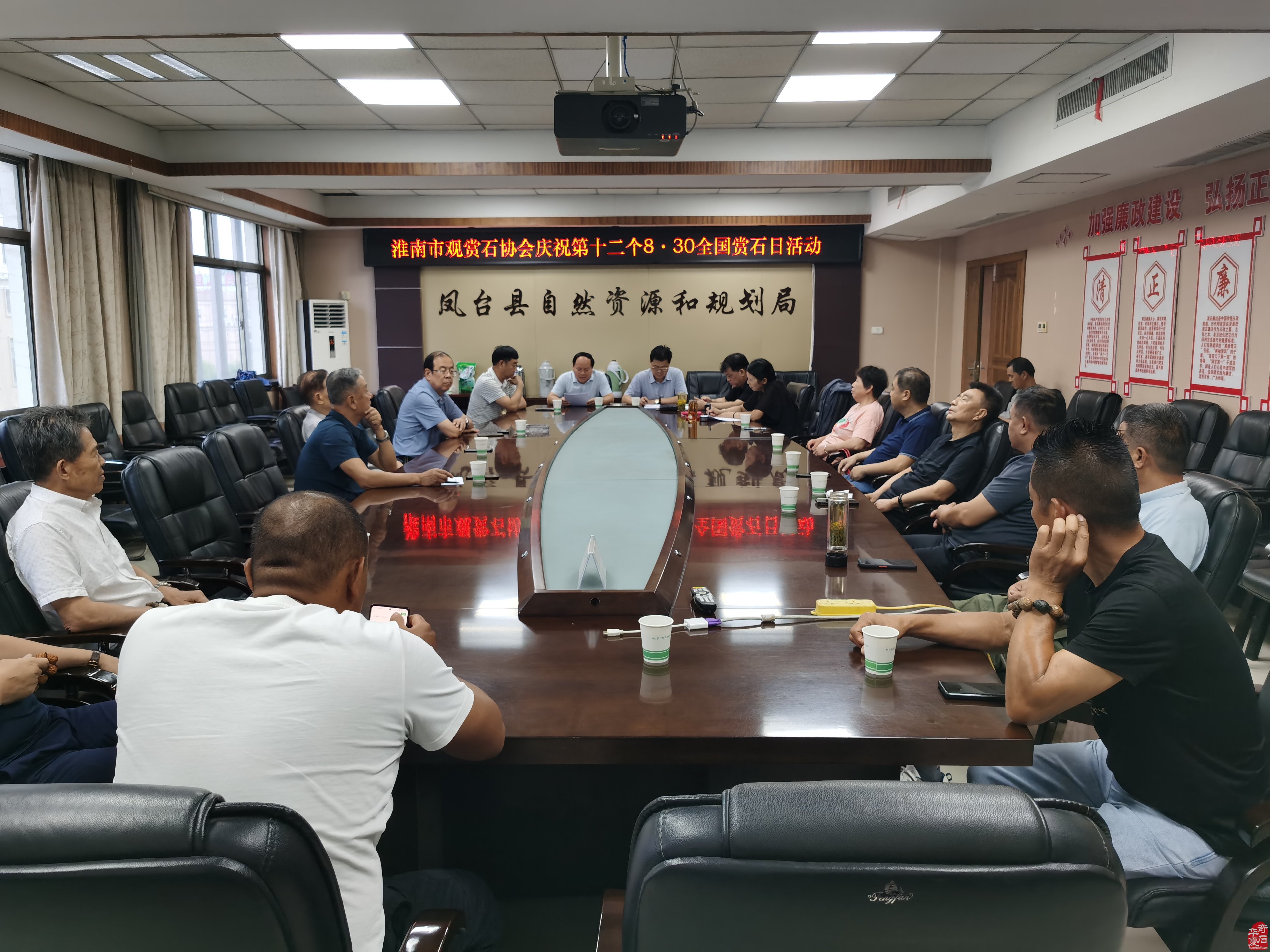 淮南市观赏石协会举办座谈会庆祝8.30全国赏石日
