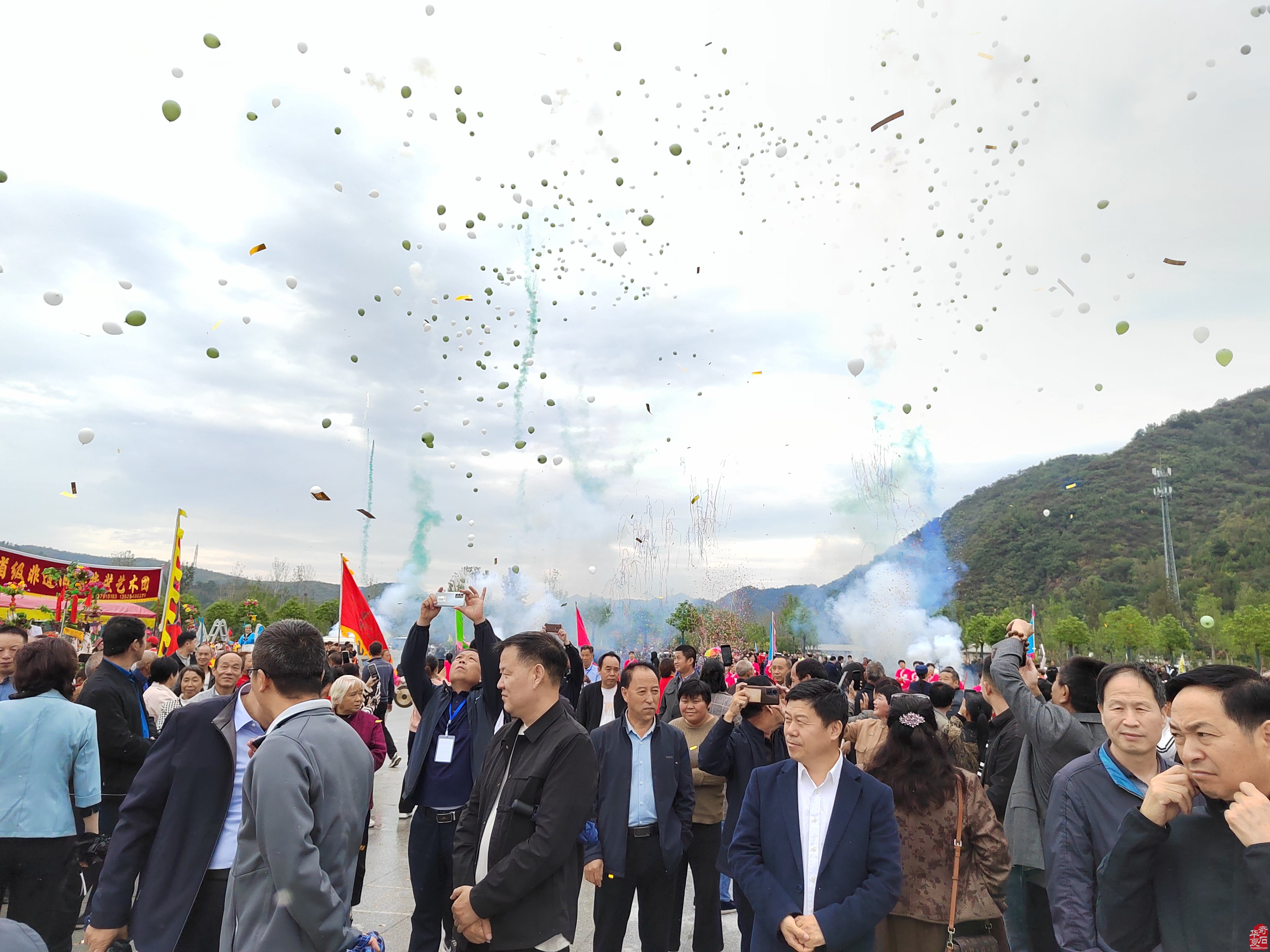 嵩县第八届盆景展暨旧县镇伏牛山奇石兰花艺术节盛大开幕