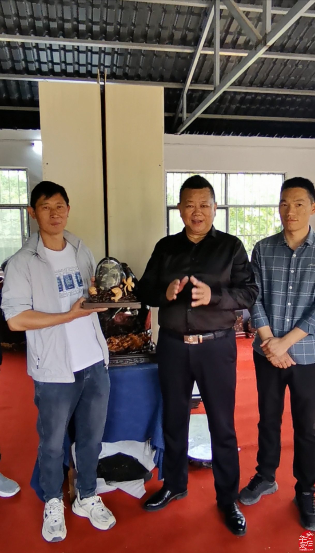 中国观赏石协会形象大使周发猛再访洛阳