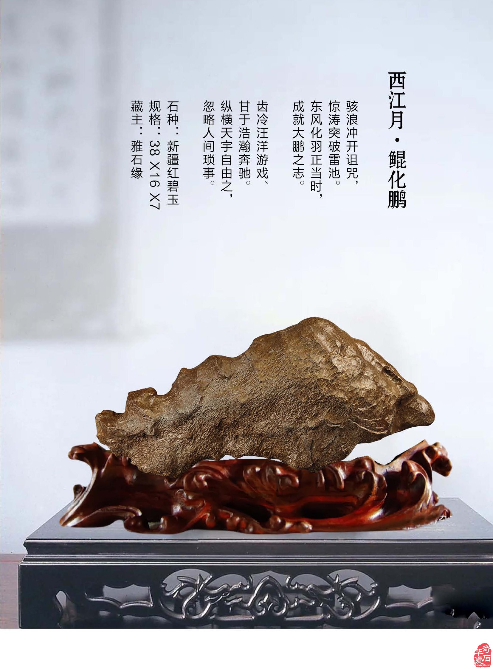 《于公赏石》辛勤耕耘为石友石商提供便利